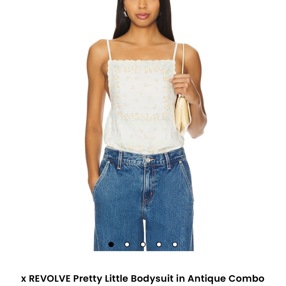 Revolve x Free People Pretty Little Bodysuit - Antique Combo